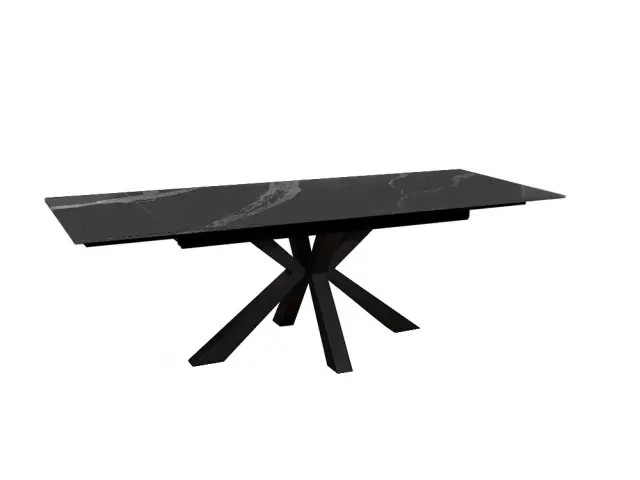 Стол SFE140 Черный мрамор (керамогранит матовый) 2