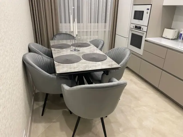 Стол SFE140 Italian Grey (керамогранит глянцевый) 4