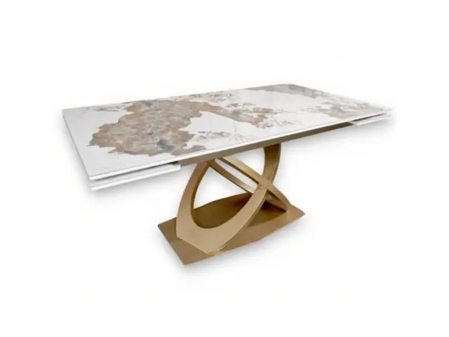 Стол EKE160 К32 (керамогранит глянцевый) 1