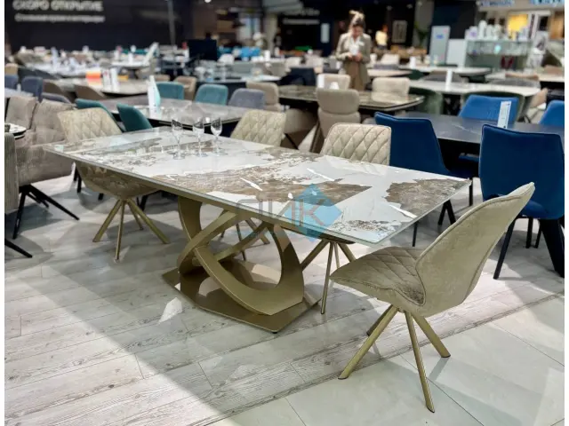 Стол EKE160 К32 (керамогранит глянцевый) 4