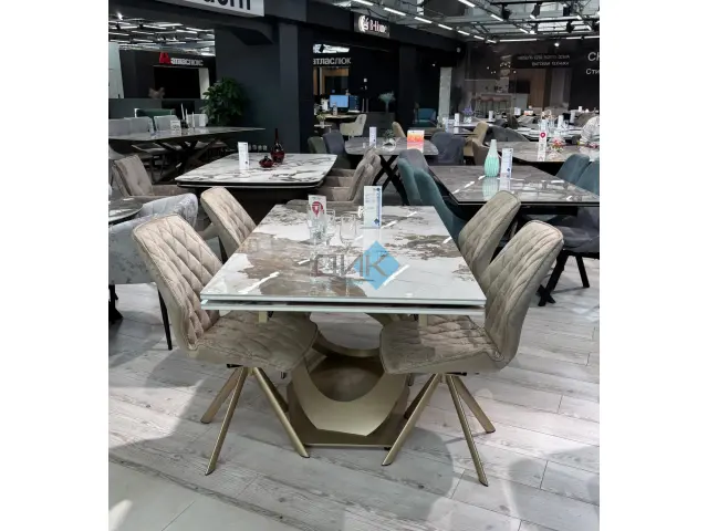 Стол EKE160 К32 (керамогранит глянцевый) 5