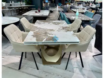 Стол EKE160 К32 (керамогранит глянцевый)