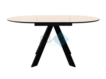 Стол SKC90 Krater Perla (керамогранит матовый)