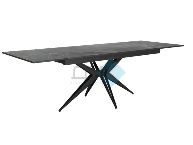 Стол KW160 мрамор черный С45 (керамогранит матовый) 5