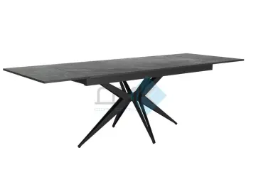 Стол KW160 мрамор черный С45 (керамогранит матовый)