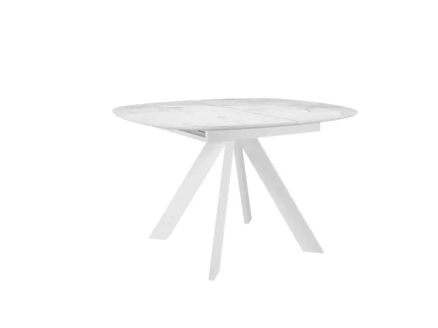 Стол BK100 Белый мрамор (керамогранит матовый) 1