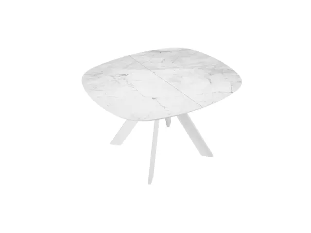 Стол BK100 Белый мрамор (керамогранит матовый) 3