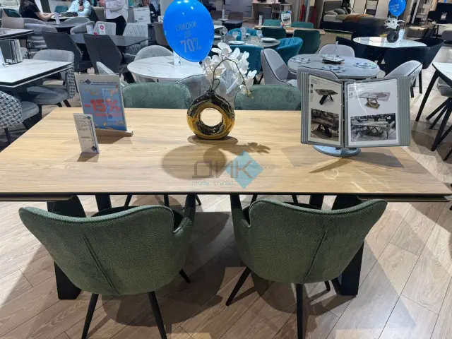 Стол AKZ200 древесная OAKWOOD HONEY (керамогранит матовый) 4