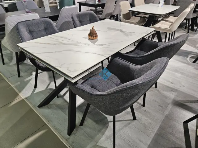 Стол SKW140 белая FNZ 9206037 (керамогранит матовый) 2