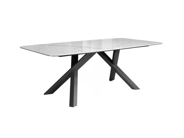 Стол KS220 Cloud (белый глянец C11 )(керамогранит глянцевый) 1