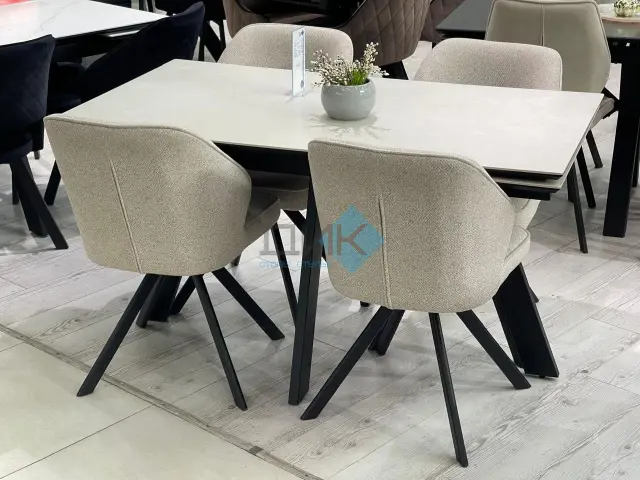 Стол SKM110 Krater Perla (керамогранит матовый) 5