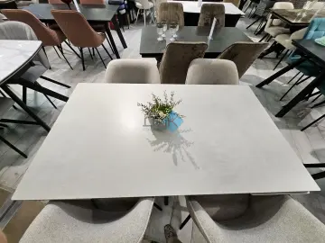 Стол SKM110 Krater Perla (керамогранит матовый)