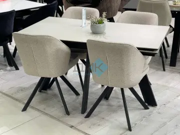 Стол SKM110 Krater Perla (керамогранит матовый)