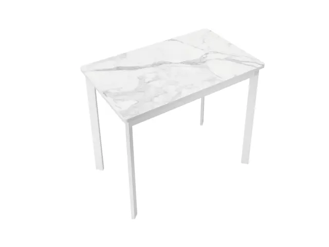Стол LK110 Белый мрамор (керамогранит матовый) 4