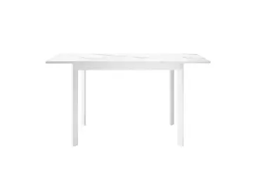 Стол LK110 Белый мрамор (керамогранит матовый)