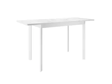 Стол LK110 Белый мрамор (керамогранит матовый)