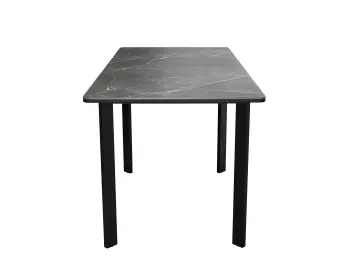 Стол LK110 Черный мрамор (керамогранит матовый)