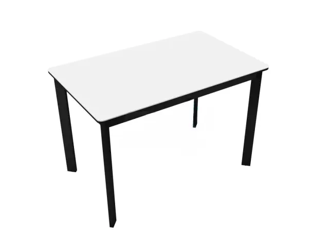 Стол LK110 Mono white (керамогранит матовый) 2