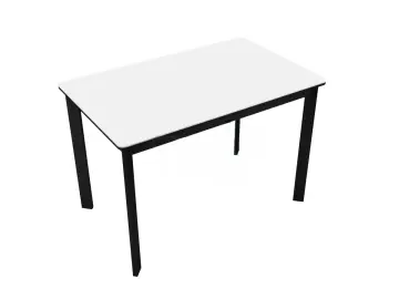 Стол LK110 Mono white (керамогранит матовый)