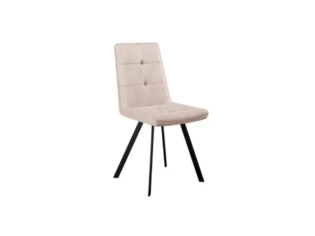 Обеденный стул DikLine 280 Микровелюр B3 Beige,опоры черные