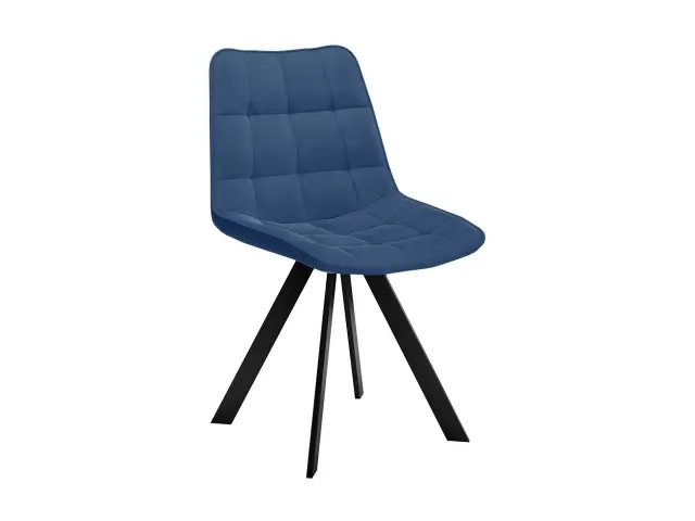 Стул 229 Поворотный, Микровелюр B8 BLUE / опоры черные