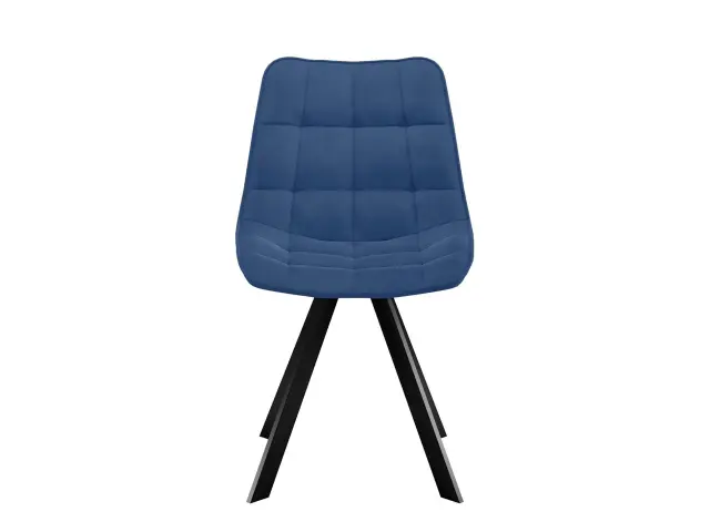 Стул 229 Поворотный, Микровелюр B8 BLUE / опоры черные 2