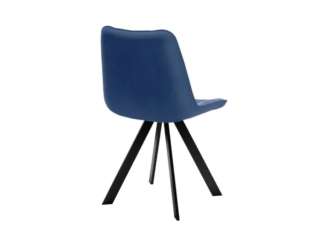 Стул 229 Поворотный, Микровелюр B8 BLUE / опоры черные 4