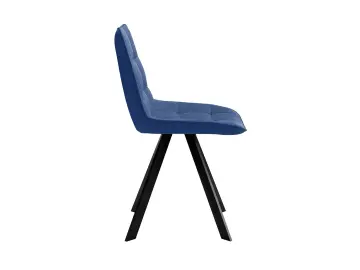 Стул 229 Поворотный, Микровелюр B8 BLUE / опоры черные