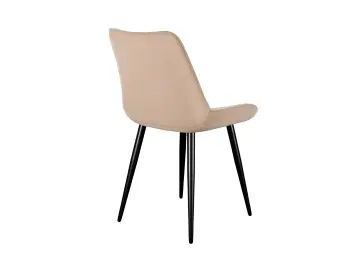 Мягкий стул DikLine 226 поворотный B03 BEIGE, ножки черные 3 small