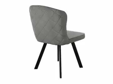 Кухонный стул 219 поворотный, микровелюр B22 grey, ножки черные