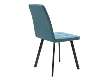 Мягкий стул 207, микровелюр B15 mint, ножки черные