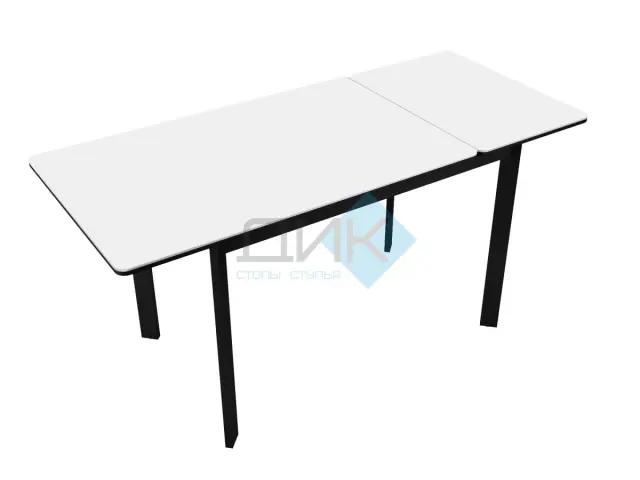 Стол LK90 Mono white (керамогранит матовый) 2