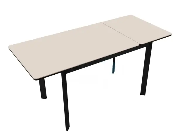 Стол LK90 Krater Perla (керамогранит матовый) 5