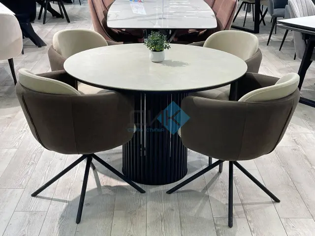 Стол AKR120 Krater Perla (керамогранит матовый) 5