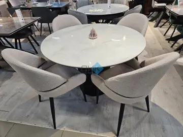 Стол AKR120 Ostra Bianco (керамогранит глянцевый)