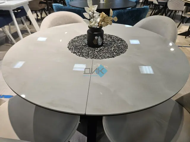 Стол SKZ100 Cristal Onyx Bianco Polished 2