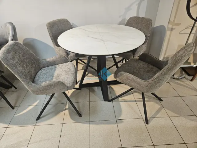 Стол SKZ100 Cristal Onyx Bianco Polished 5