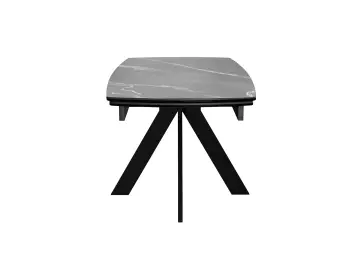 Стол DKU120 Серый мрамор (керамогранит матовый)