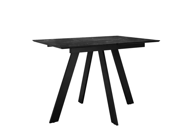 Стол DKD120 мрамор черный (керамогранит матовый) 1