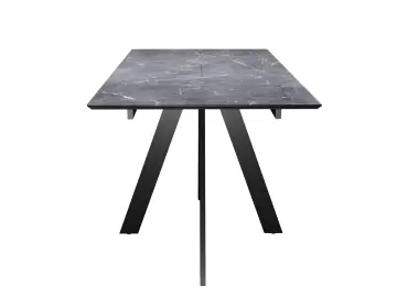 Стол DKD140 мрамор серый (керамогранит матовый)