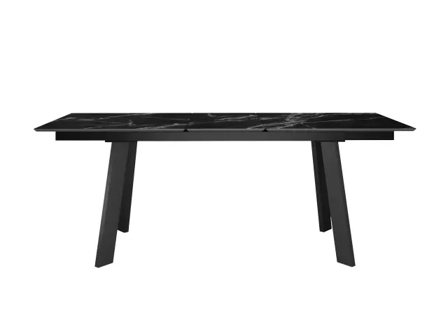 Стол DKH160 мрамор черный (керамогранит матовый) 5