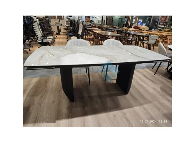 Стол SKS200 REX 769925 (керамогранит бежевый глянец) 1