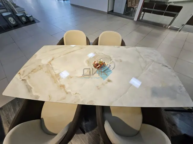 Стол SKS200 REX 769925 (керамогранит бежевый глянец) 5