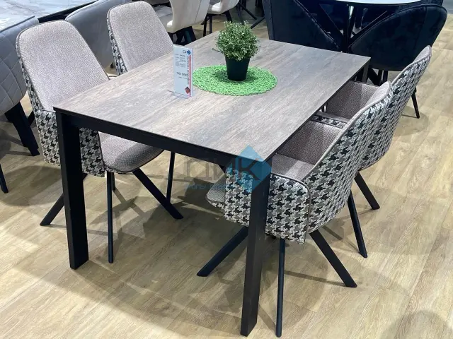 Стол DKT130 OAKWOOD HONEY (керамогранит матовый под дерево) 4