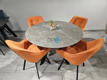 Стол SKC120 Tundra Gris (керамогранит суперглянец)