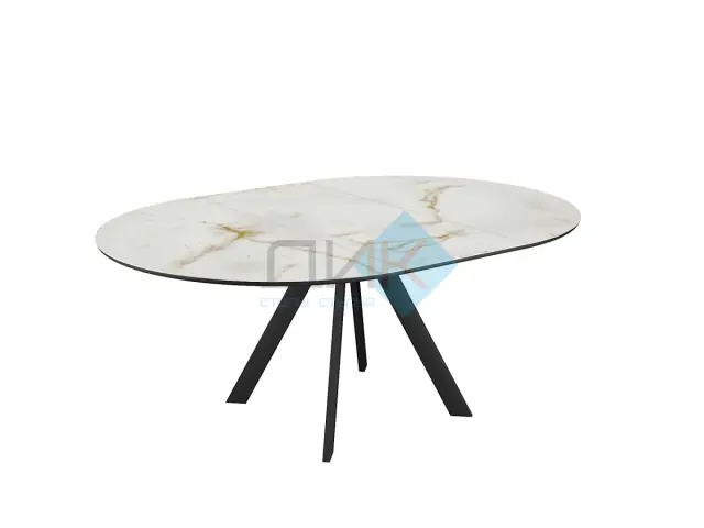 Стол SKC120 Ostra Bianco (керамогранит глянец) 4