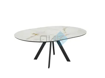 Стол SKC120 Ostra Bianco (керамогранит глянец)