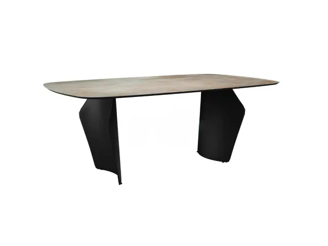 Стол KU180 мрамор SH1683 (керамогранит матовый) 1