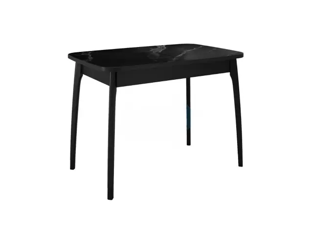 Стол MK40 Черный мрамор (керамогранит матовый) 1