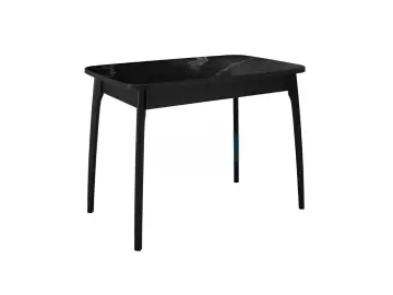 Стол MK40 Черный мрамор (керамогранит матовый)